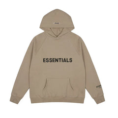 Fear of God Essentials Sleeve Print Pullover Hoodie – Camel