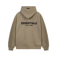 FOG Essentials Desert Gold Brown Fleece Hoodie