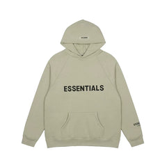 Fear of God Essentials Sleeve Print Pullover Hoodie – Sage Green