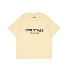 Essentials Fear of God Back-Print 3D Flocked Tee – Apricot