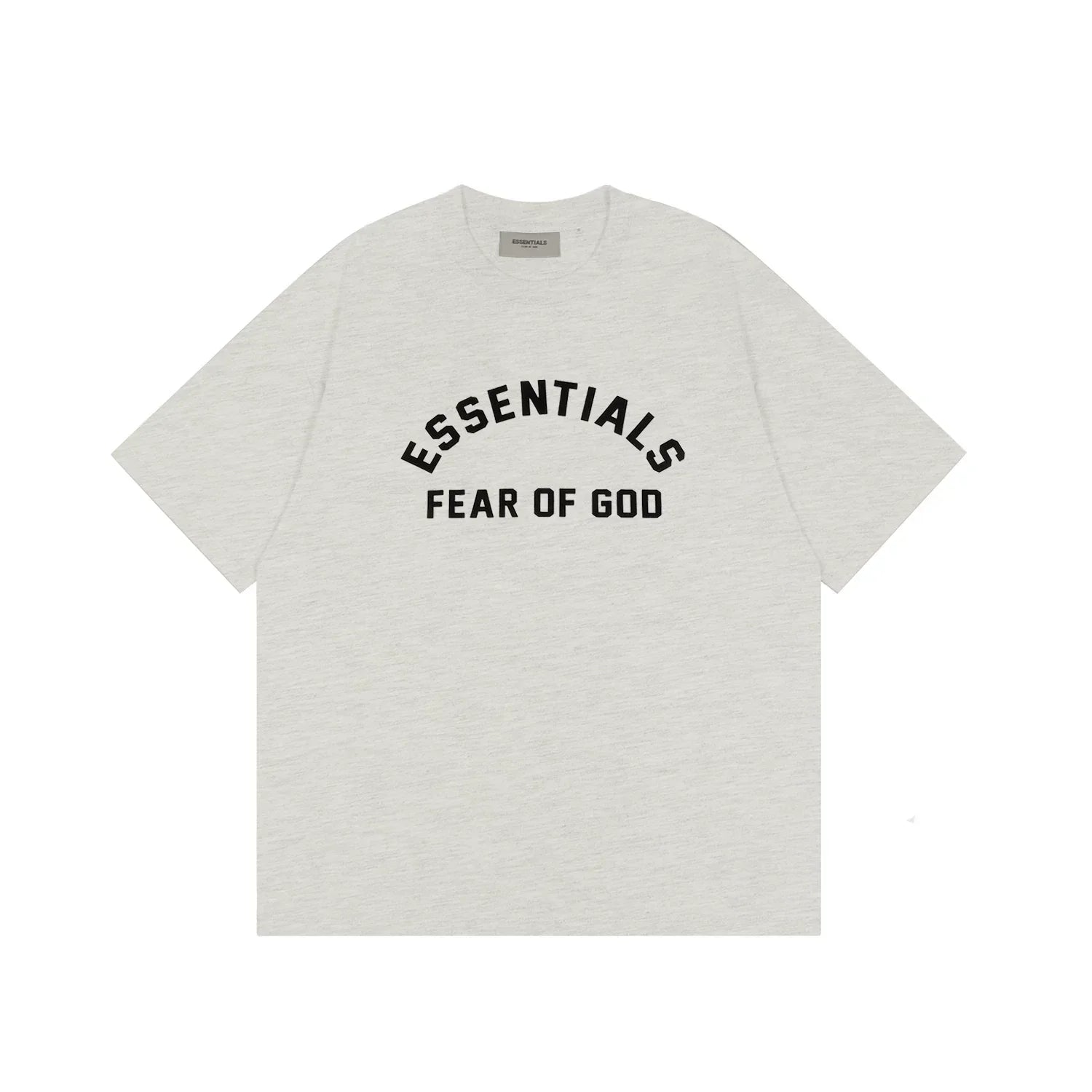 Essentials Fear of God Arch Logo Flocked Tee – Shallow Oats