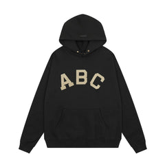 Fear of God ABC Arch Chenille Pullover Hoodie Black
