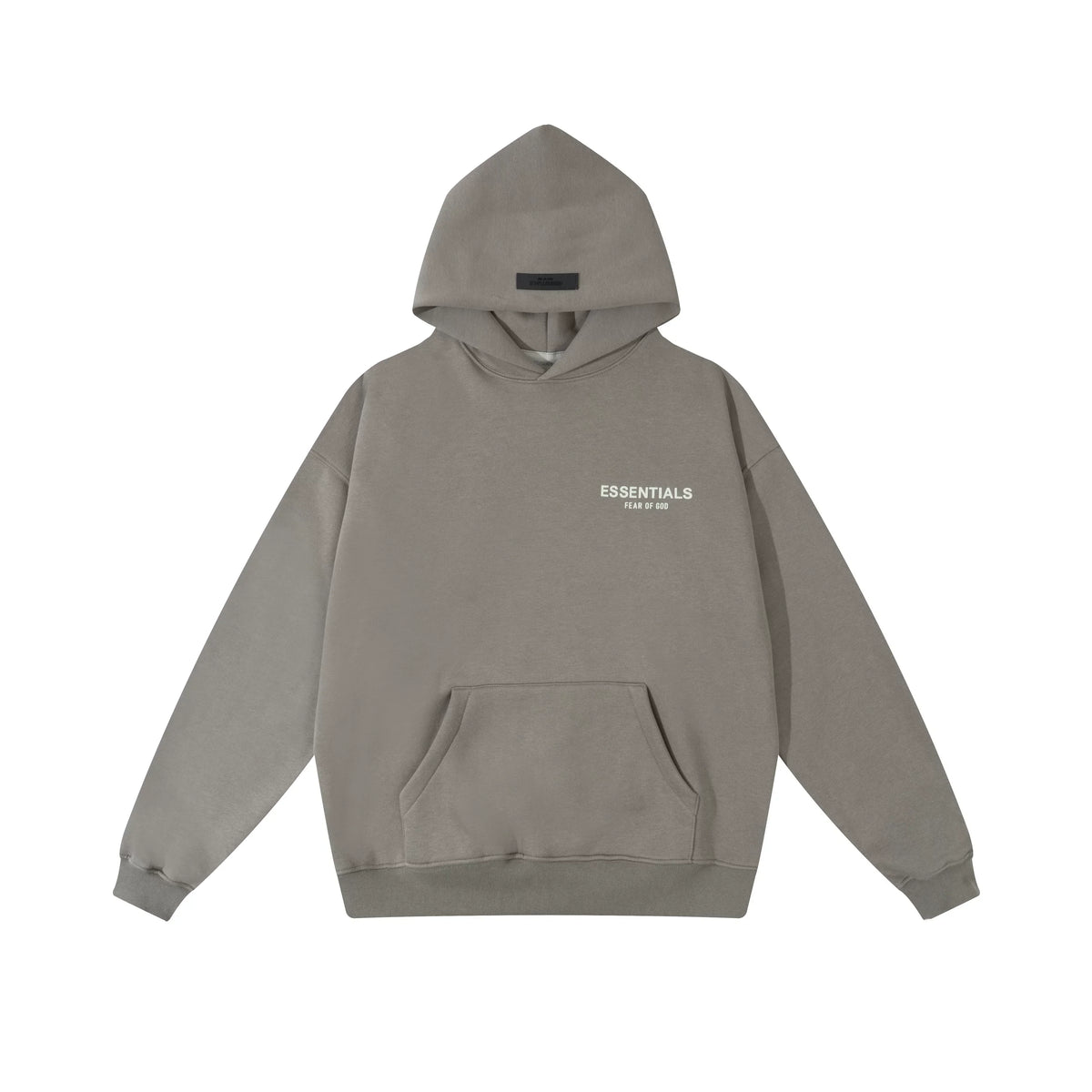 Fear of God Essentials Small Logo Hoodie & Sweatpants Set Gray Flannel