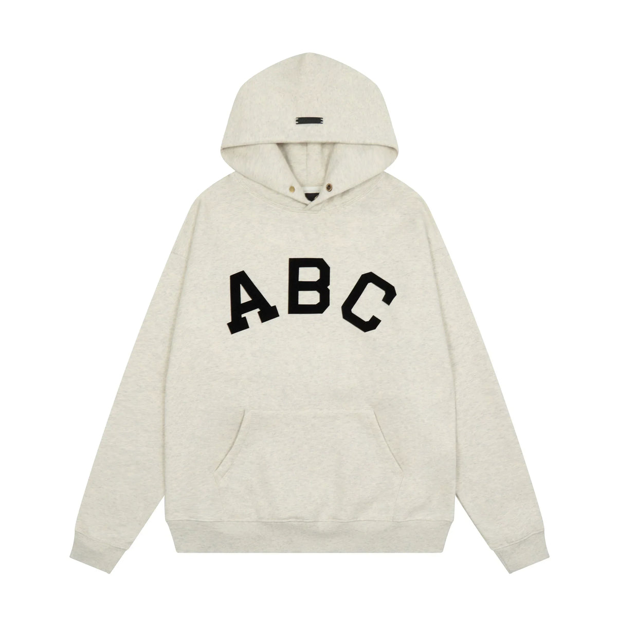Fear of God Essentials ABC Collegiate Pullover Hoodie – Light Gray