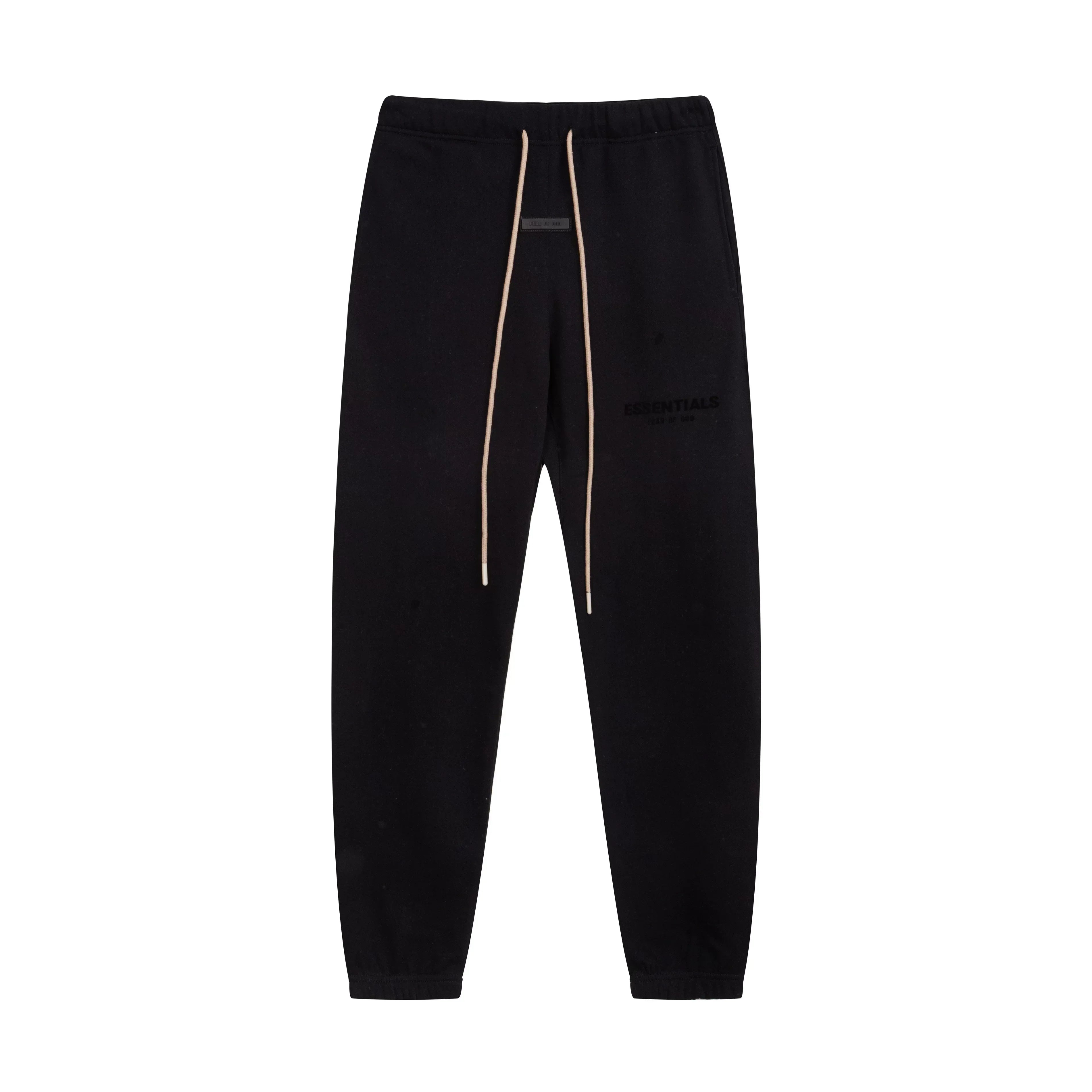 Fear of God Essentials Silicone Logo Hoodie & Sweatpants Set Black