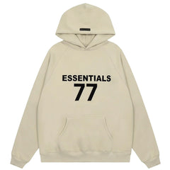 Fear of God Essentials 77 Jersey Pullover Hoodie Sand