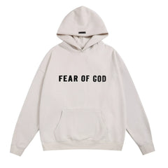 Fear of God Wordmark Pullover Hoodie – Fog Gray