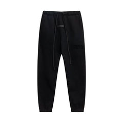 Fear of God Essentials Double Line Hoodie & Sweatpants Set Black