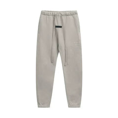Fear of God Essentials Double Line Hoodie & Sweatpants Set Silver Grey