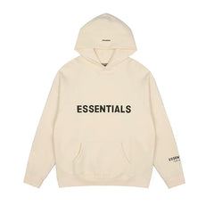 Fear of God Essentials Single Line Sleeve Stamp Pullover Hoodie Apricot