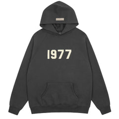 Fear of God Essentials 1977 Pullover Hoodie – Iron