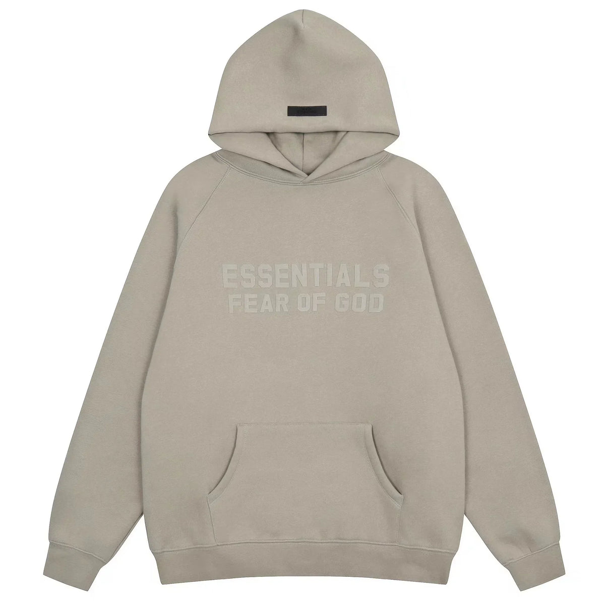 Fear of God Essentials Double Line Pullover Hoodie Light Tan