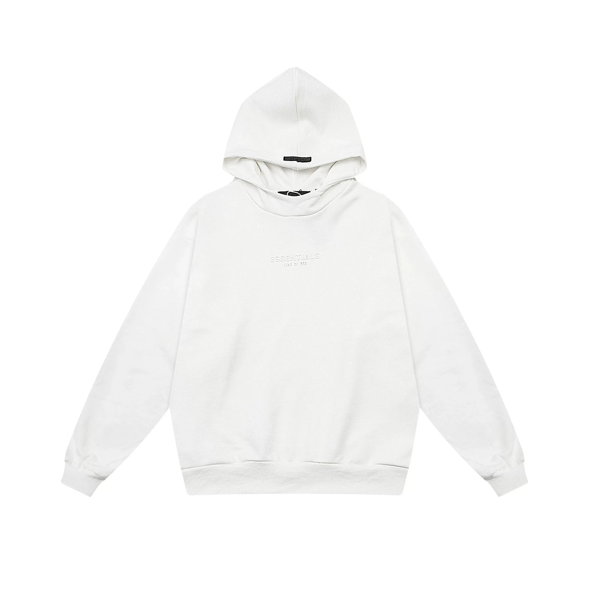 Fear of God Essentials Silicone Logo Hoodie & Sweatpants Set Cream