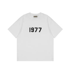 Fear of God Essentials 1977 Flocked Tee – White