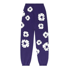 Denim Tears The Cotton Wreath Sweatpants 'Purple'